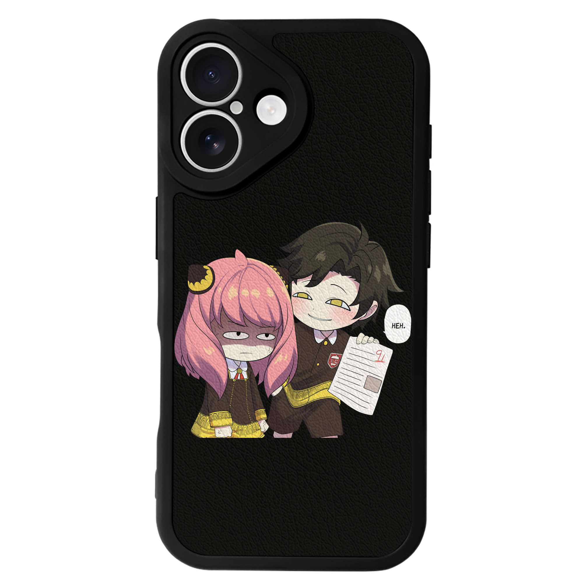 （画像用） SPY×FAMILY间谍家家酒 【iPhone 16シリーズ対応】シリコンスマホケース（レザー調） 材質：シリコン